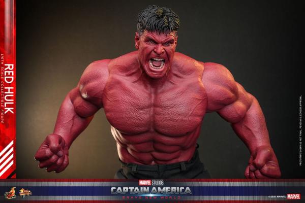 Captain America: Brave New World Movie Masterpiece Action Figure 1/6 Red Hulk 47 cm 3