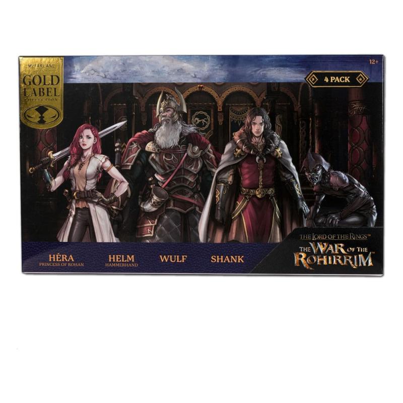 The Lord of the Rings: The War of the Rohirrim Action Figures 4-Pack 10 cm