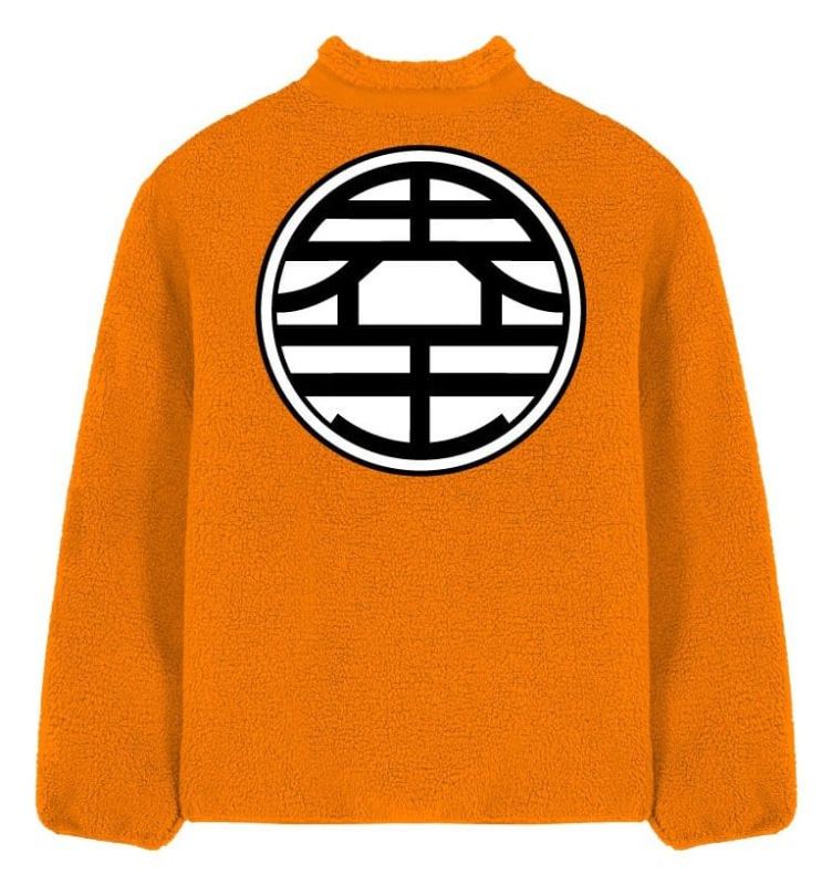 Dragon Ball Z Sherpa Jacket Goku Kanji 1
