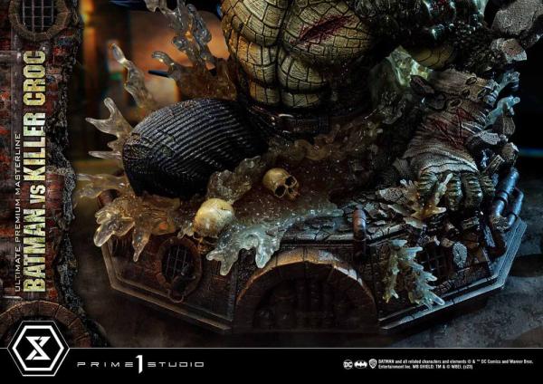 Batman: Batman Versus Killer Croc 71 cm Masterline Series Statue - Prime 1
