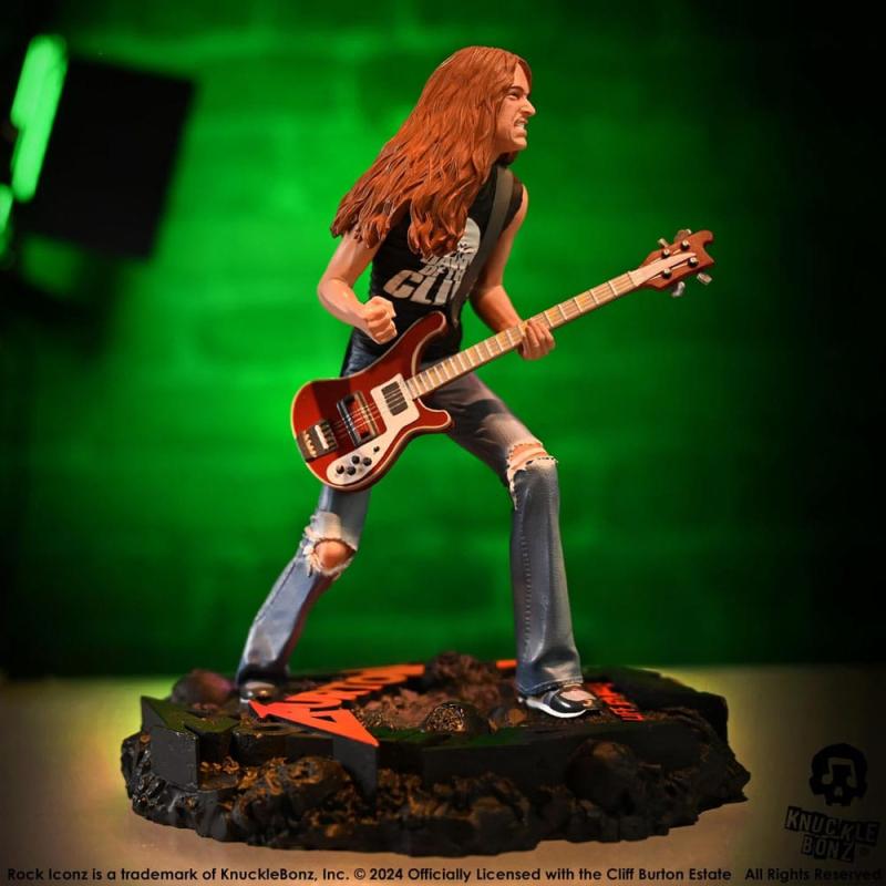 Metallica Rock Iconz Statue Cliff Burton II 22 cm