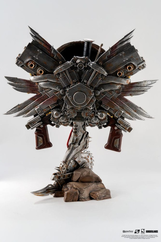 Borderlands Replica 1/1 Scale Art Mask Psycho Bandit 46 cm 5