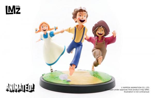 The Adventures of Tom Sawyer: Tom, Huck & Becky 23 cm Statue - LMZ Collectibles