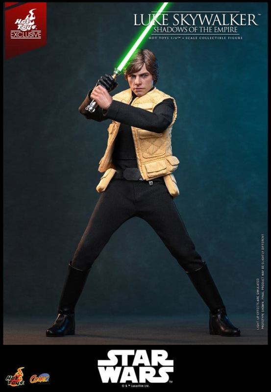 Star Wars Comic Masterpiece Action Figure 1/6 Luke Skywalker (Shadows Of The Empire) (Hot Toys Exclu 13