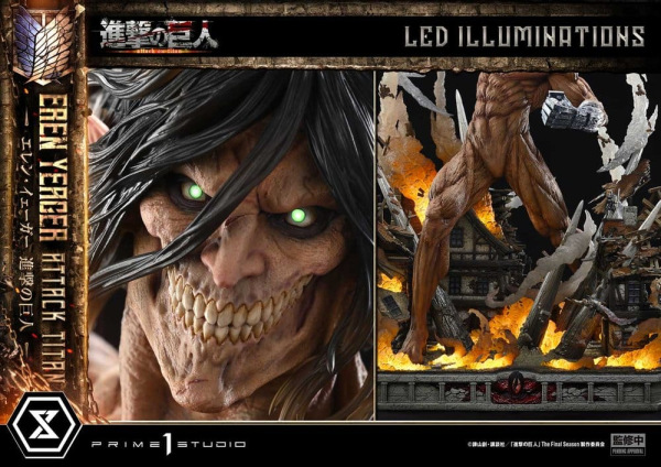 Attack on Titan (TV animation) Ultimate Diorama Masterline Statue Eren Yeager Attack Titan Bonus Ver 13