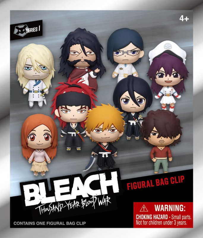 Bleach Thousand-Year Blood War 3D Foam Bag Clips Series 1 Display (24) 1