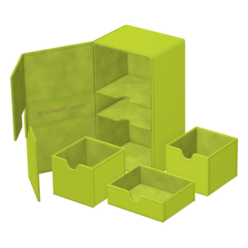 Ultimate Guard Twin Flip'n'Tray 200+ Xenoskin "Summer Edition 2025" - Lime 5
