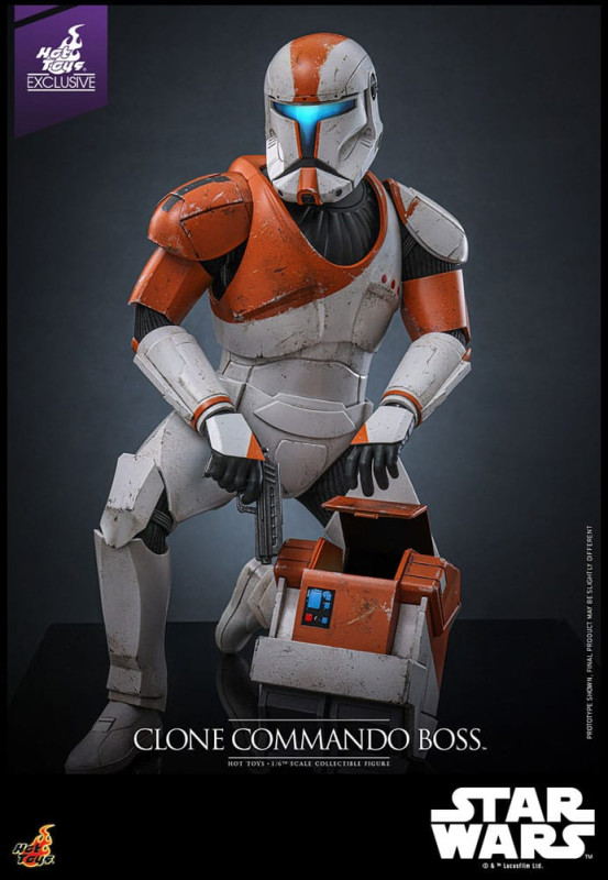 Star Wars: The Clone Wars Action Figure 1/6 Clone Commando Boss Hot Toys Exclusive 30 cm 2