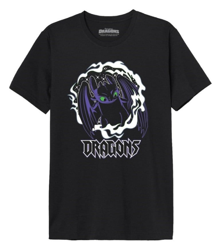 How to Train Your Dragon T-Shirt Dragons Size M