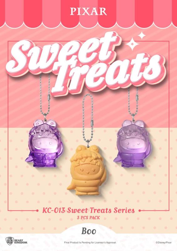 Pixar Sweet Treats Series Keychains 3-Pack 4 cm