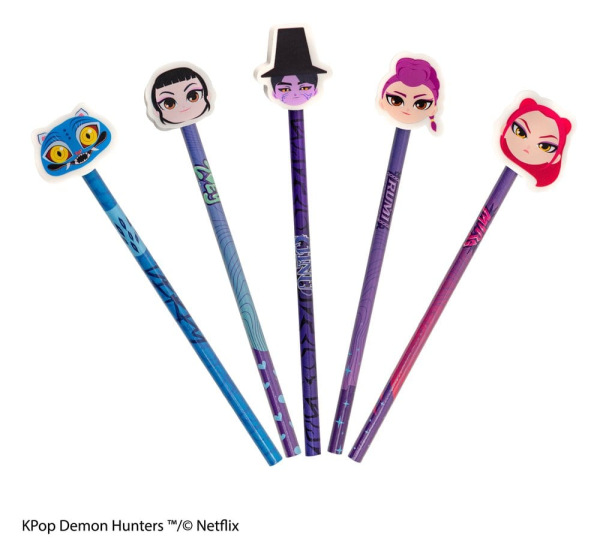 KPop Demon Hunters Pencil & Eraser Series 1 Display (30) 11