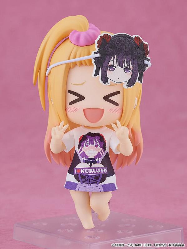 My Dress-Up Darling Nendoroid Action Figure Marin Kitagawa: Slippery Girls Full Graphic T-Shirt Ver. 3