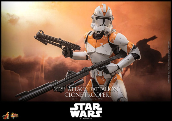 Star Wars: The Clone Wars Action Figure 1/6 212th Attack Battalion Clone Trooper Deluxe Version 30 c 2