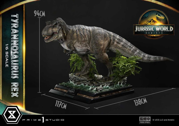 Jurassic World Rebirth Legacy Museum Collection Statue 1/6 Tyrannosaurus Rex 94 cm 2