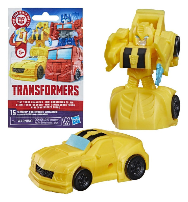 Transformers Mini Action Figures 4 cm Tiny Turbo Changers Blind Box Display (24) 9