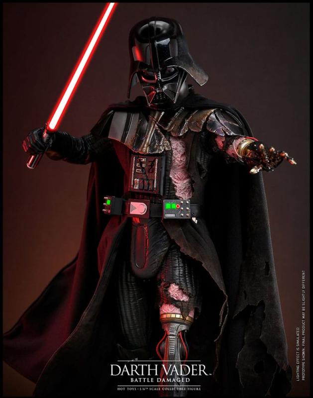 Star Wars Action Figure 1/6 Darth Vader (Battle Damaged) 35 cm