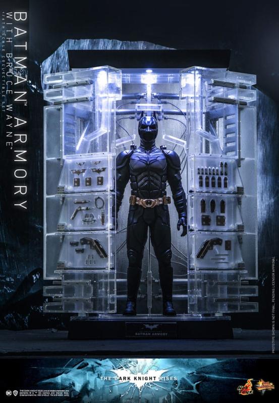 The Dark Knight Rises Movie Masterpiece Action Figures & Diorama 1/6 Batman Armory with Bruce Wa