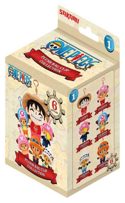 One Piece Plush Keychain Blind Box 11 cm Display (6) 1
