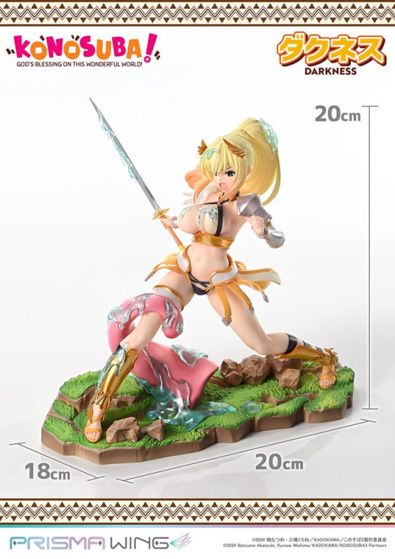 Konusuba - God's blessing on this wonderful world! Prisma Wing PVC Statue 1/7 Darkness 20 cm 6