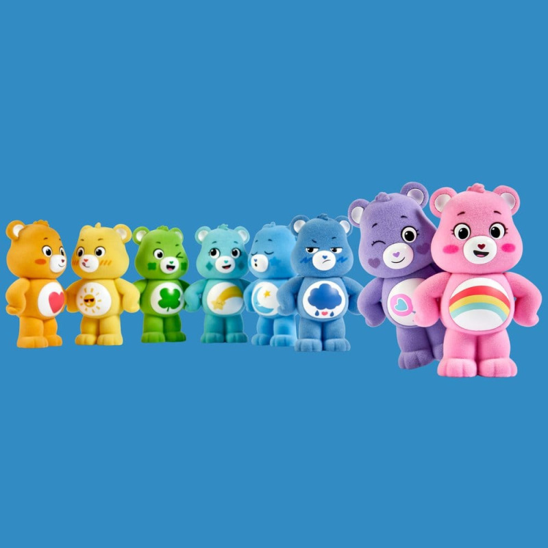 Care Bears Flocked Figures Unlock the Magic 8 cm Blind Box Display (8) 2