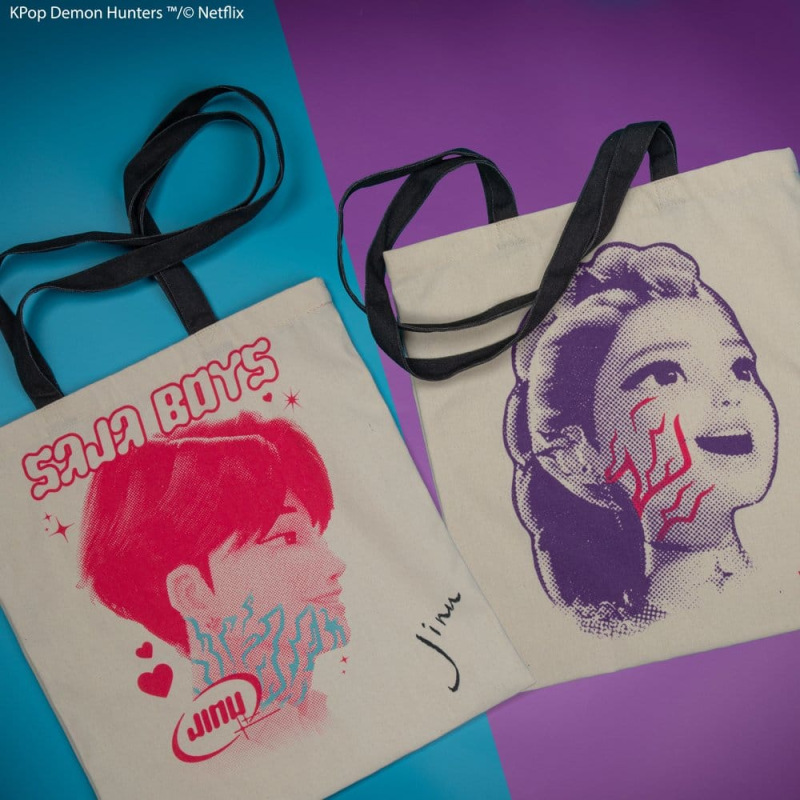 KPop Demon Hunters Tote Bag Rumi & Jinu 1