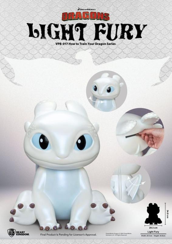 How to Train Your Dragon Funktional Figure Vinyl Light Fury 35 cm