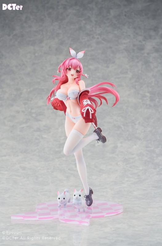 Rosuuri Original Character PVC Statue 1/7 White Rabbit Rosu Swimsuit Ver. 25 cm 6