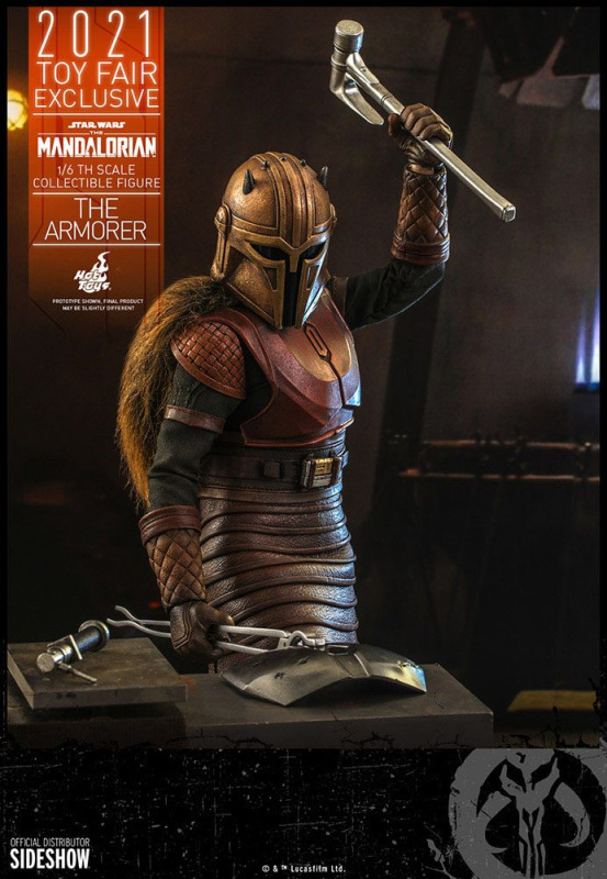 Star Wars The Mandalorian Action Figure 1/6 The Armorer 2021 Toy Fair Exclusive 29 cm 6
