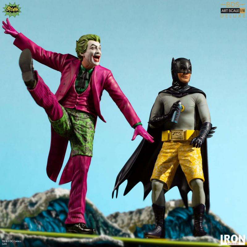 Batman 1966: The Joker - Deluxe BDS Art Scale Statue 1/10 - Iron Studios