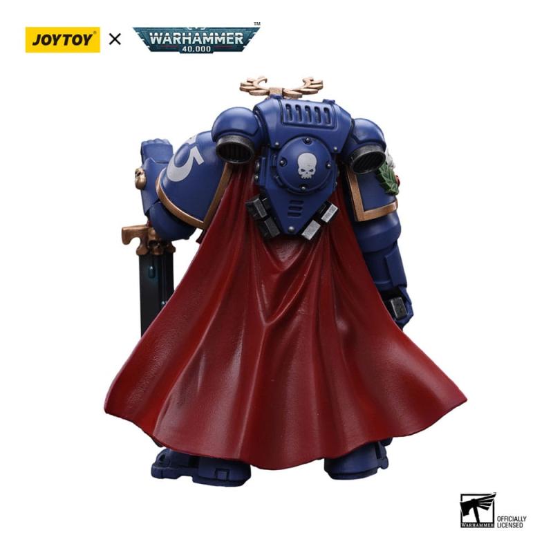 Warhammer 40k Action Figure 1/18 Ultramarines Primaris Captain with Power Sword and Plasma Pistol 12