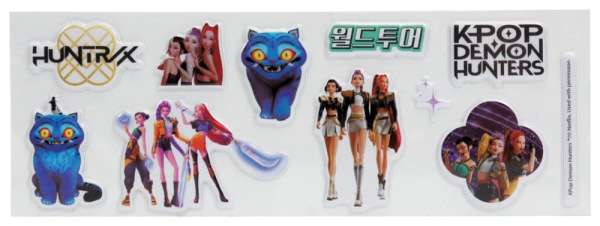 KPop Demon Hunters Stationery Set 10-Pack Huntr/x 8