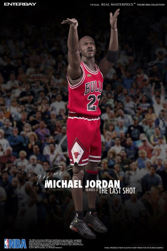 NBA Collection Real Masterpiece Actionfigur 1/6 Michael Jordan Series 2 (Road Jersey Edition) 33 cm 3