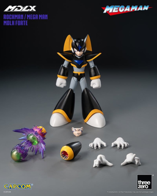 Mega Man MDLX Action Figure Rockman / Mega Man Forte 10 cm 1