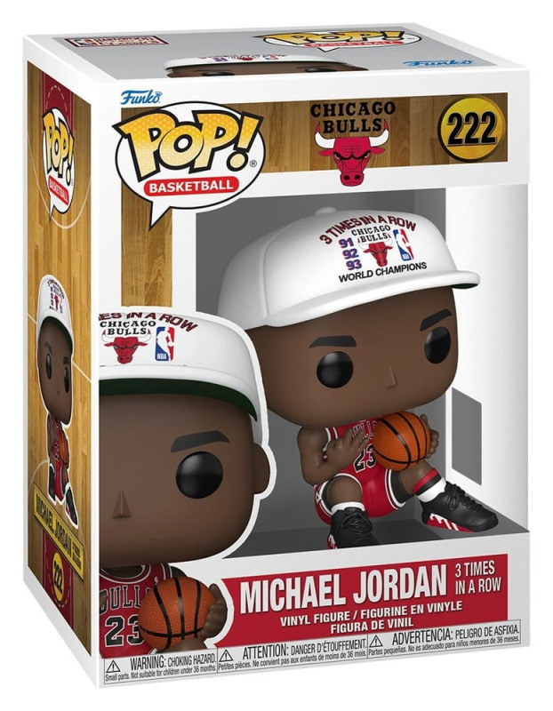 NBA Legends POP! Sports Vinyl Figure Chicago Bulls: Michael Jordan 3 Times in a Row 9 cm 1
