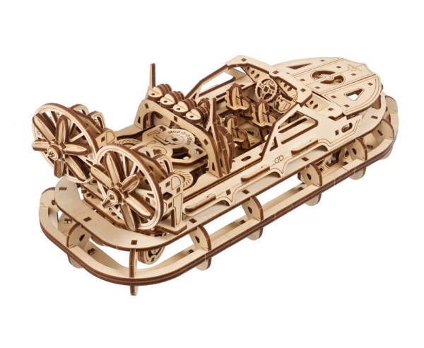 Ugears 3D Wooden Puzzle Rescue Hovercraft 12