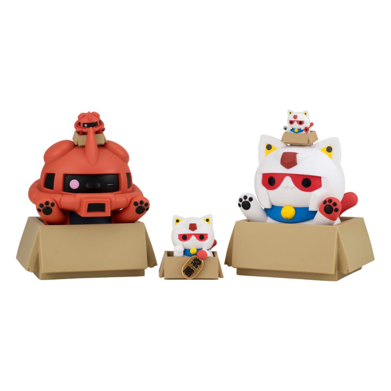 Mobile Suit Gundam Mega Cat Project Nyandam Trading Figure Luckycat 6 cm Blind Box Assortment (6) 1