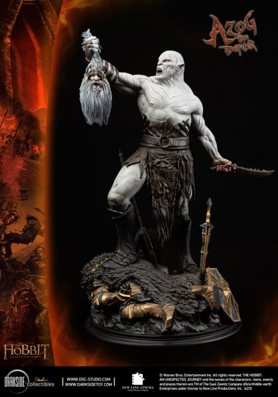 The Hobbit QS Series Statue 1/4 Azog The Defiler John Howe Signature Edition Edition 68 cm 3