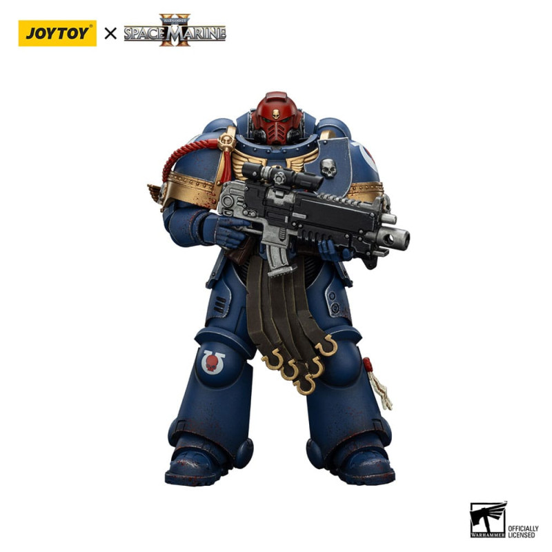 Warhammer 40,000: Space Marine 2 Action Figure Ultramarines Sergeant Gadriel Collectors Edition 13 c