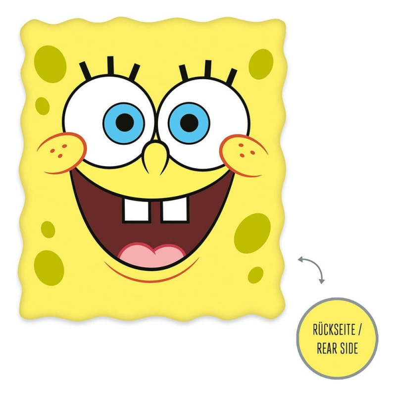 SpongeBob Pillow Spongbob Head 27 x 31 cm