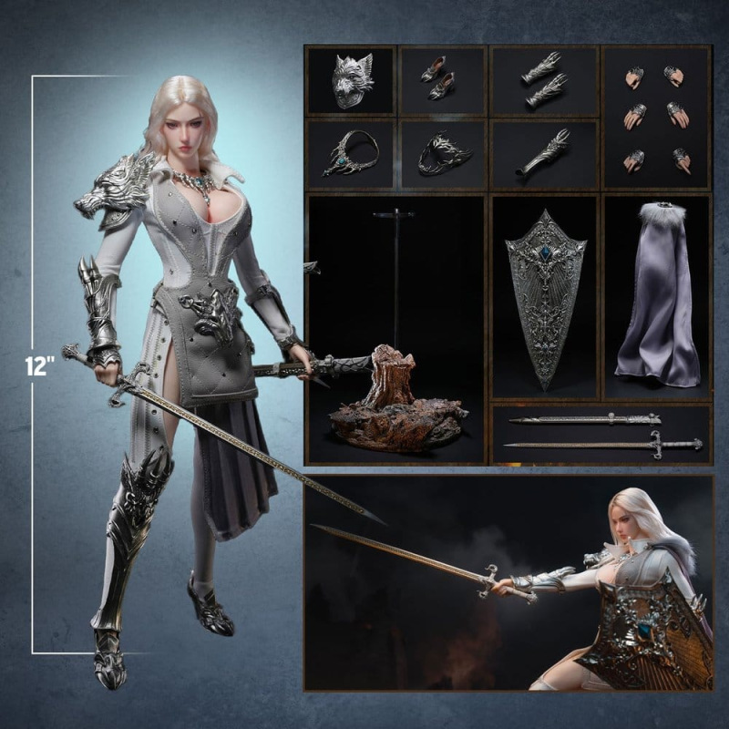 The Girl Under Wolf's Ward Action Figure 1/6 Alina (Silver) 30 cm 12