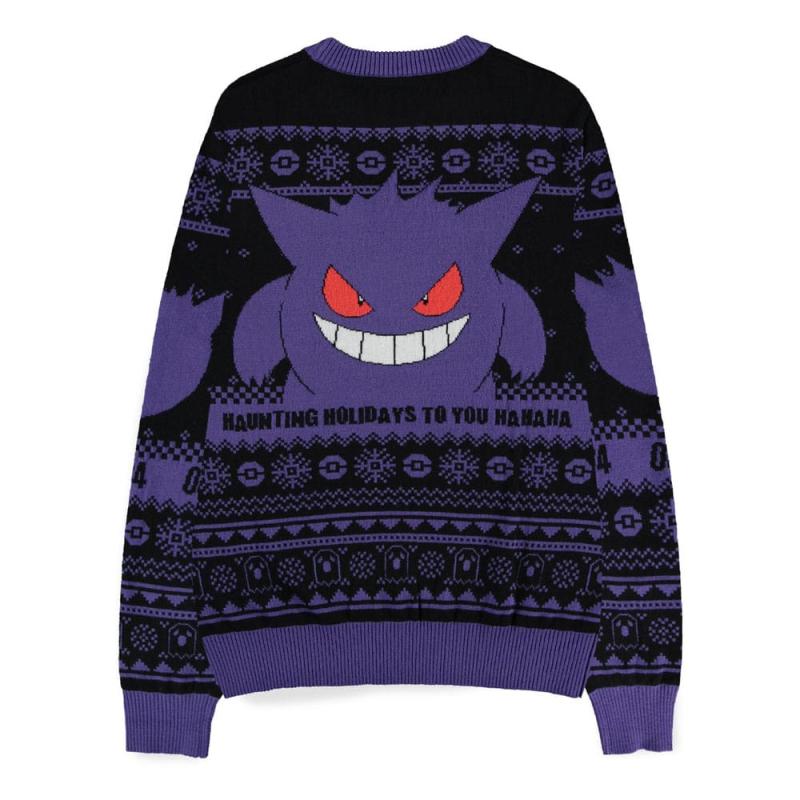 Pokémon Sweatshirt Christmas Jumper Gengar Size M