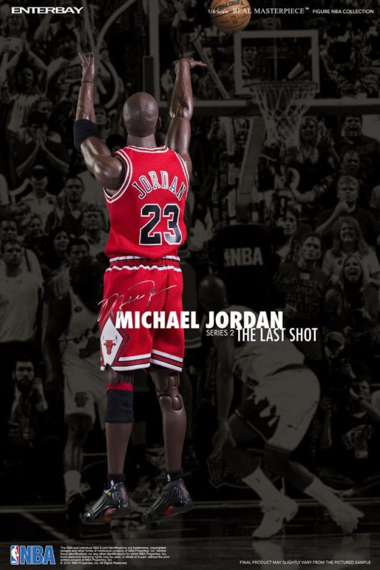 NBA Collection Real Masterpiece Actionfigur 1/6 Michael Jordan Series 2 (Road Jersey Edition) 33 cm 1