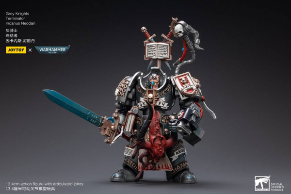 Warhammer 40k Action Figure 1/18 Grey Knights Terminator Incanus Neodan 13 cm 1