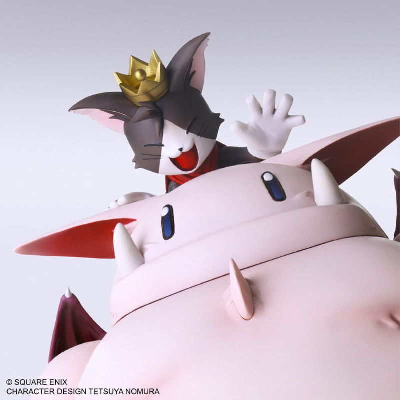 Final Fantasy VII Bring Arts Action Figure Set Cait Sith & Fat Moogle 2