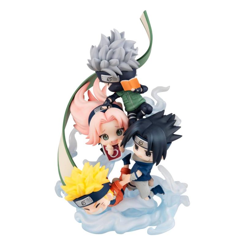 Naruto Shippuden FigUnity PVC Mini Statue Gather here, Team 7 13 cm 8