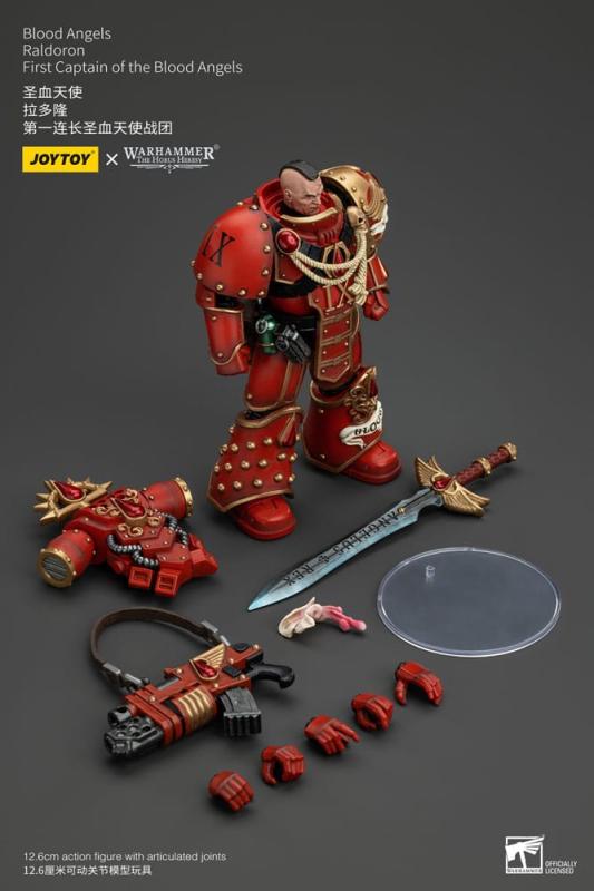 Warhammer The Horus Heresy Action Figure 1/18 Blood Angels Raldoron First Captain of the Blood Angel