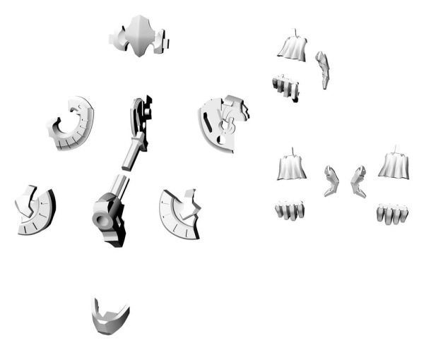 The Five Star Stories Magnapalace Plastic Model The Knight of Gold Enthusiast Edition 23 cm 12