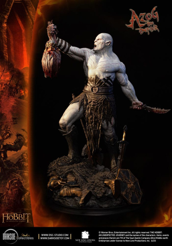 The Hobbit QS Series Statue 1/4 Azog The Defiler John Howe Signature Edition Edition 68 cm 10