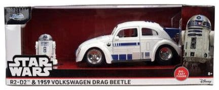 Star Wars Diecast Model 1:24 R2-D2 1959 VW Drag Beetle 1