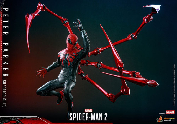 Spider-Man 2 Video Game Masterpiece Action Figure 1/6 Peter Parker (Superior Suit) 30 cm 12